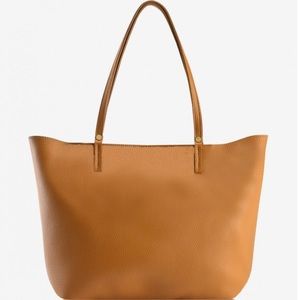 Gigi New York Camel Tote Bag